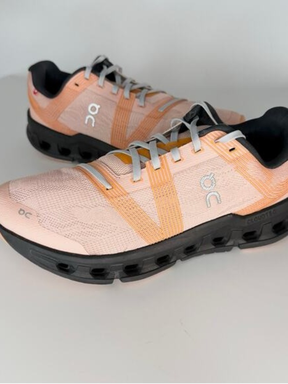 On Running Women's Cloudsurfer Running Shoe - Peach & Black